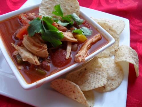 slow cooker chicken enchilada chili