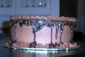 Rich Chocolate and Caramel Cake