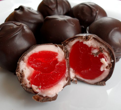 Homemade Cherry Cordials