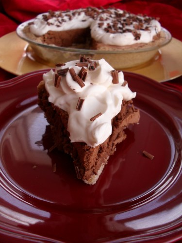Slice of French Silk Pie