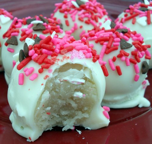 white cake balls/truffles