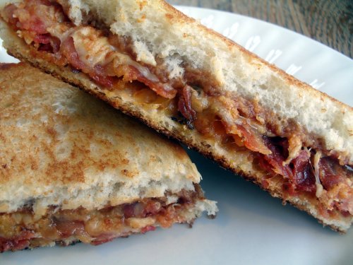 barbecue bacon grilled cheese