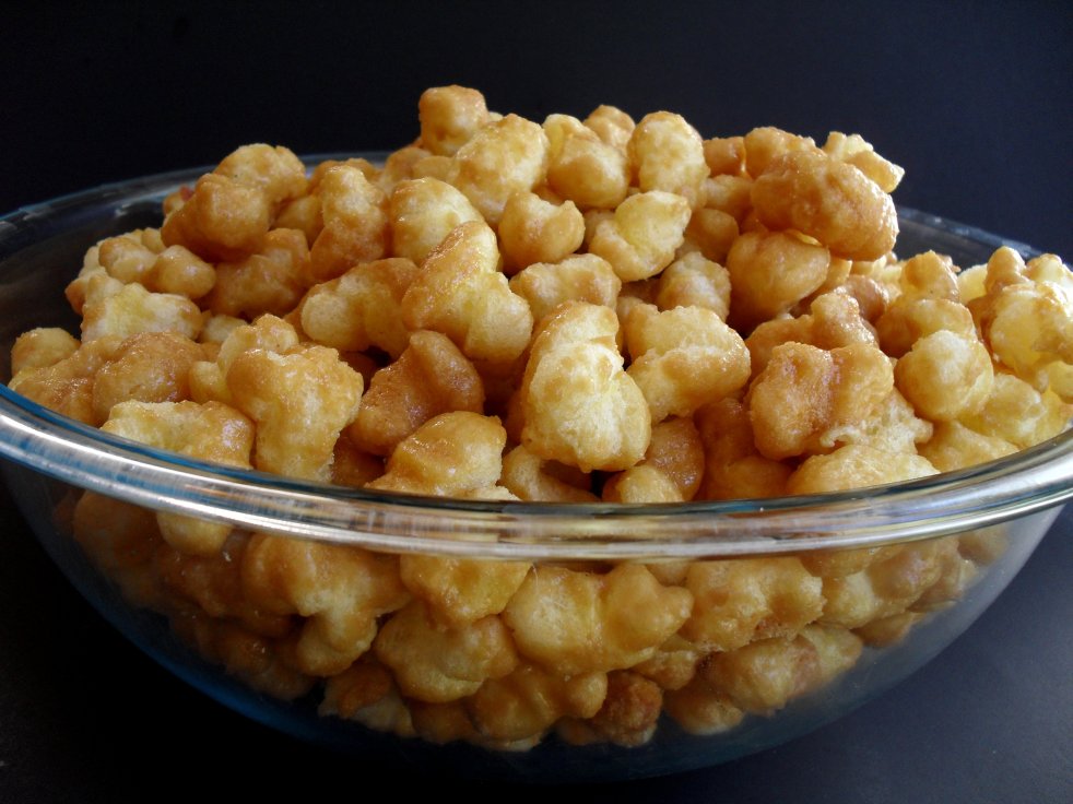 Crispy Caramel Puffed Corn | Veronica's Cornucopia