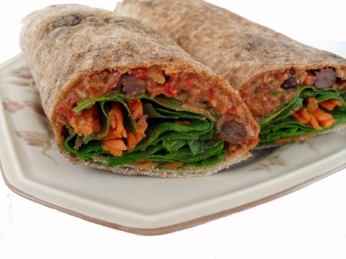 muhammara wrap