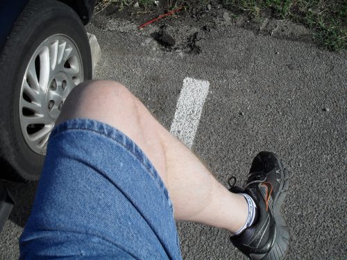 Dennis is crazy flexible! ;)