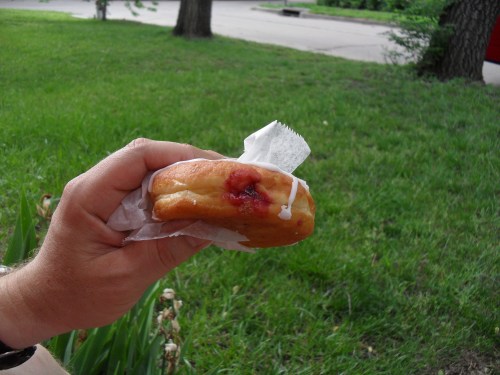 raspberry bismarck from Dillons