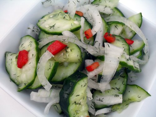 Dilly Cucumber Salad 5-16-11