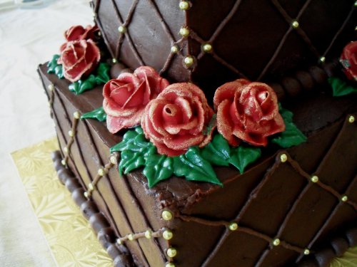 Wright's 5th anniversary cake 4-29-11