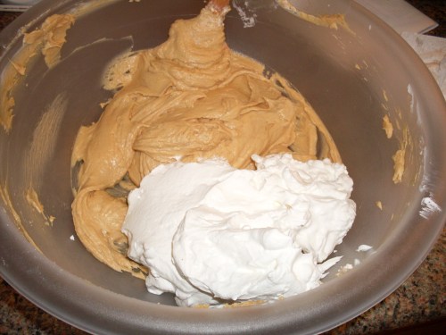 adding remaining whipped cream