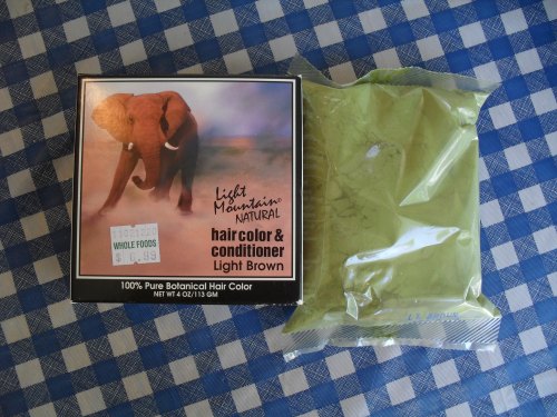 Light Mountain Natural Henna, Light Brown