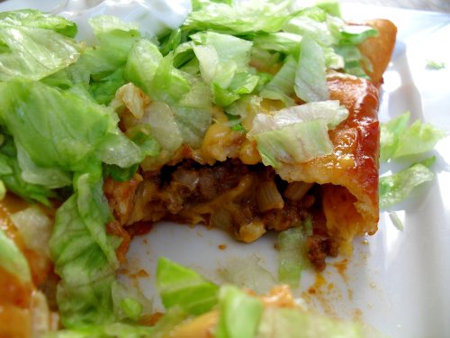 beef & cheese enchiladas 7-29-11
