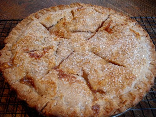brown sugar peach pie 7-29-11