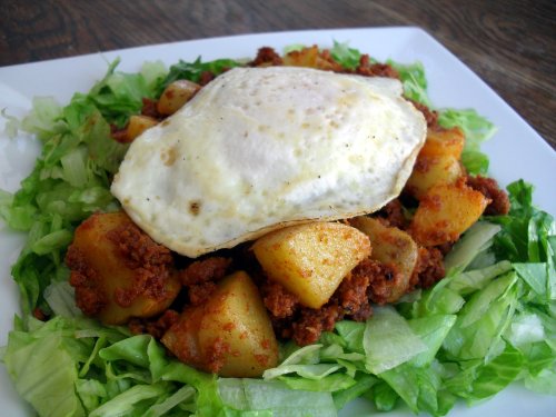 chorizo potato salad 8-4-11