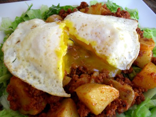 chorizo potato salad 8-4-11