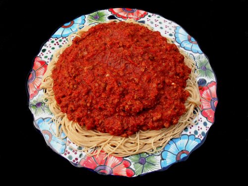 healthy meat sauce 9-20-11