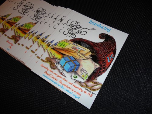 postcard project postcards