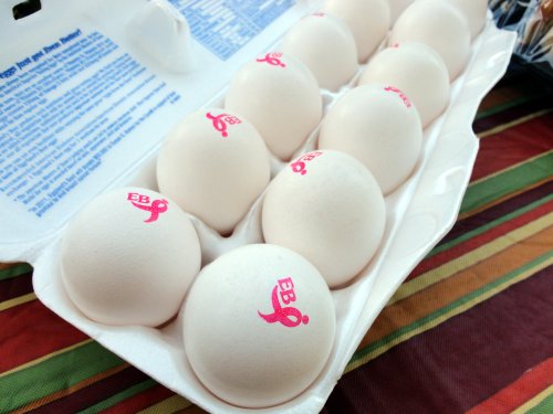 eggland's best breast cancer awareneess month eggs