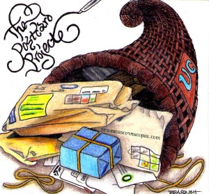 the postcard project logo