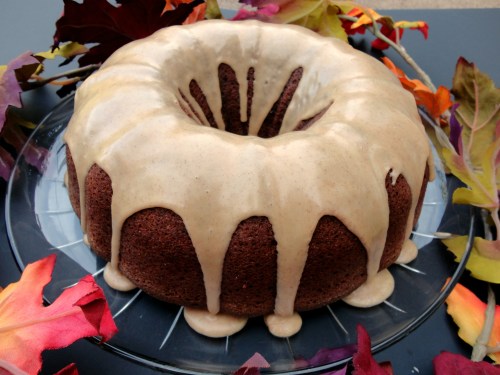 Wacky Pumpkin Spice Cake - no milk, butter or eggs!