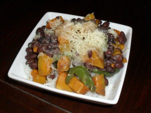 black beans & squash