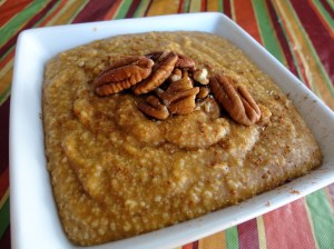 pumpkin pie oat bran