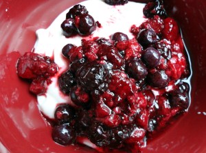 yogurt berries