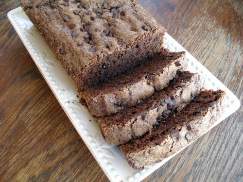 double chocolate rum bread