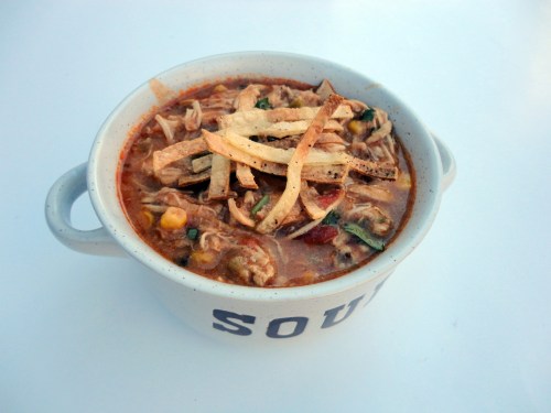 creamy chicken tortilla soup