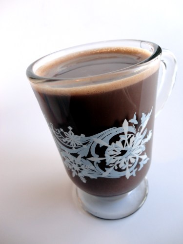 skinny dark hot cocoa