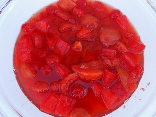 finished fruitcake starter