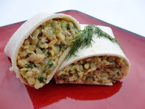 Chickpea Salad Wrap