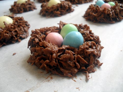 bird's nest cookies