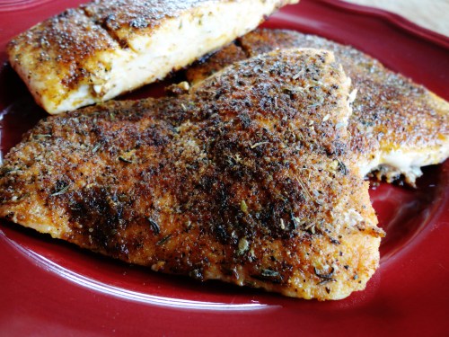 blackened salmon