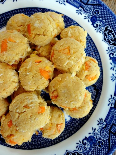 kumquat and coconut cookies